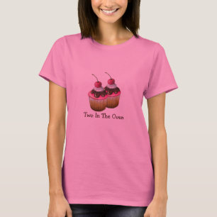 Two Cupcakes: Twins On The Way T-Shirt