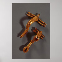 Two curved brooches, from Hassleben, Thuringia