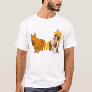Two Cute Cartoon Ponies T-shirt