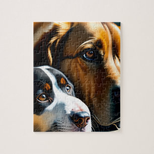Two Cute Dogs Jigsaw Puzzle