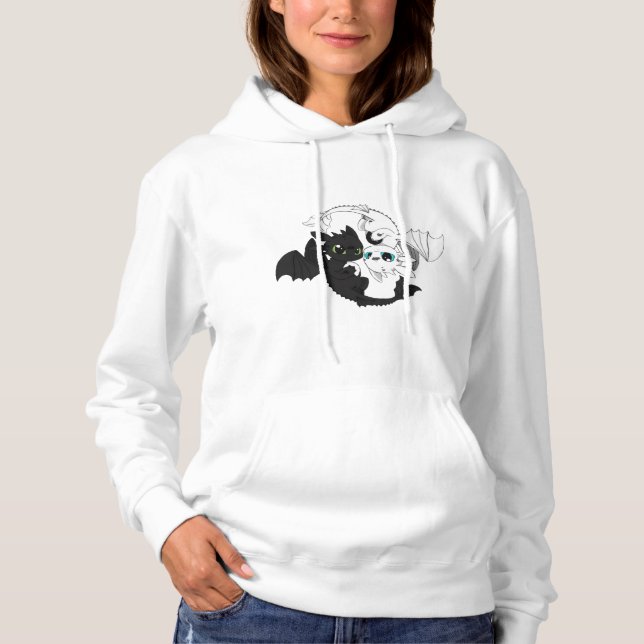 Two Cute Dragons Hoodie (Front)