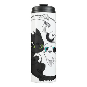 Two Cute Dragons Thermal Tumbler