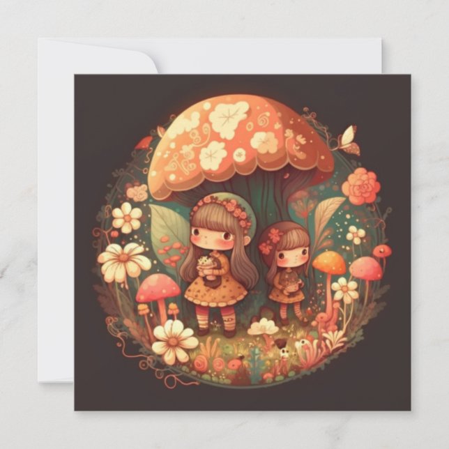 Two cute little girls elves  (Front)