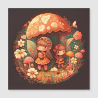 Two cute little girls elves 