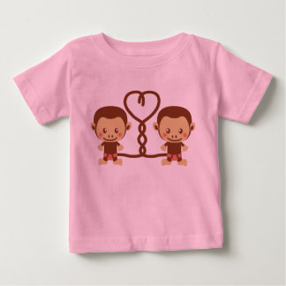 Two cute Monkeys Baby T-Shirt