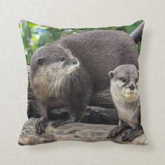 Two Cute Otters | Otter Cushion