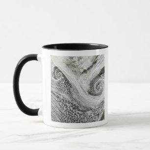 Two cyclones formed in tandem south of Iceland Mug