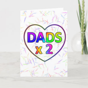 Two Dads Father’s Day Card
