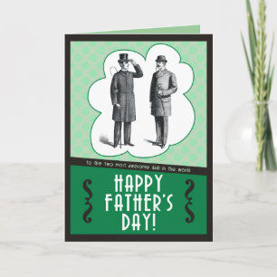 Two Dads Father's Day Card