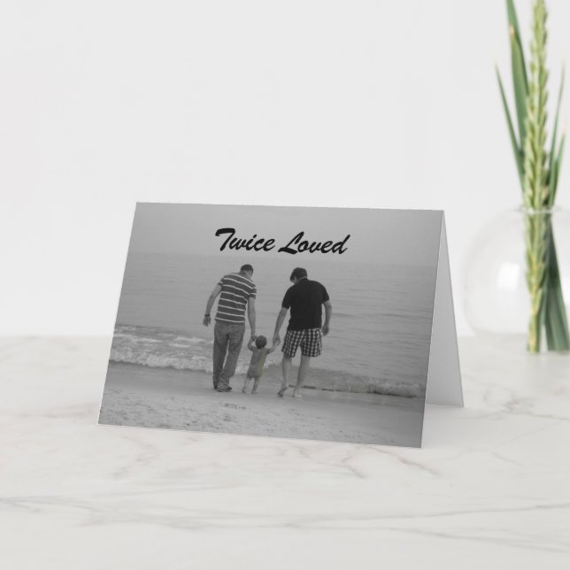 TWO DADS HAPPY FATHER'S DAY CARD (Front)