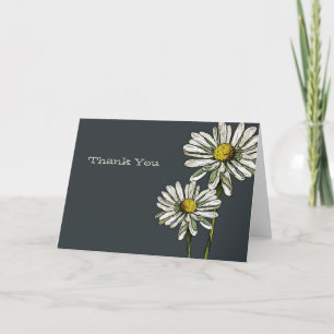 Two Daisies: Original Art, Illustration: Thank You Card