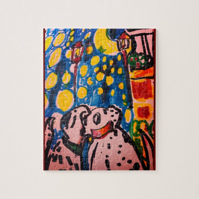 Two Dalmatians lover art  Jigsaw Puzzle (Vertical)