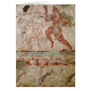 Two Dancers and Dolphins