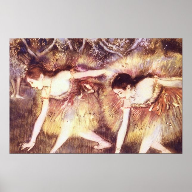Two Dancers by Edgar Degas Poster (Front)