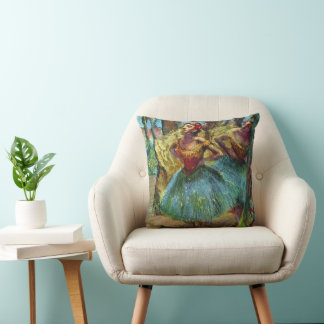 Two Dancers by Edgar Degas, Vintage Ballet Art Cushion