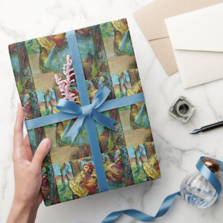 Two Dancers by Edgar Degas, Vintage Ballet Art Wrapping Paper