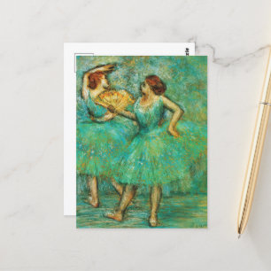 Two Dancers, Degas Art  Postcard