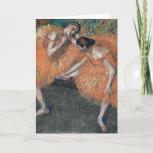 Two Dancers   Edgar Degas Card