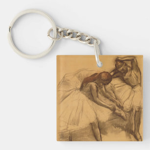 Two Dancers Key Ring