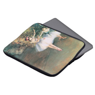 Two Dancers on a Stage by Edgar Degas, Vintage Art Laptop Sleeve