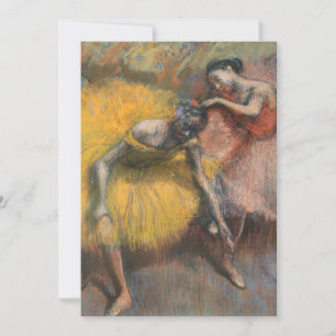 Two Dancers, Yellow and Pink Edgar Degas