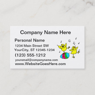 two dancing chick and easter egg.png business card