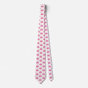 Two dancing flamingo tie