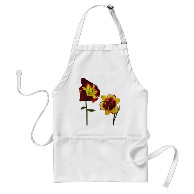 Two Daylilies having a Chat Standard Apron (Front)