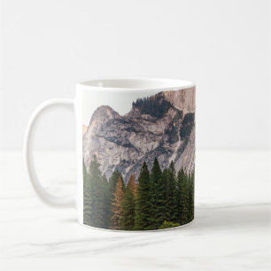 TWO DEER IN FRONT OF HALF DOME IN YOSEMITE VALLEY  COFFEE MUG