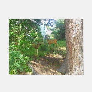 Two Deer Wildlife Door Mat