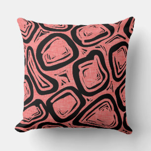 Two Designs Mid Century Modern Atomic Shapes Cushion