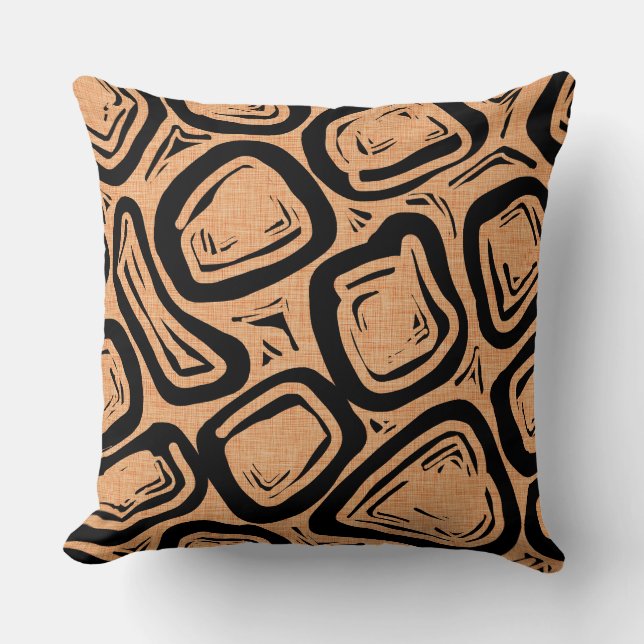 Two Designs Mid Century Modern Snazzy  Cushion (Front)