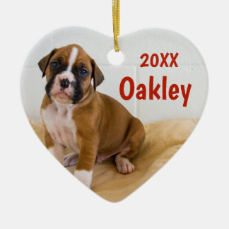 Two Dogs Two Sided Christmas Dog Ornament