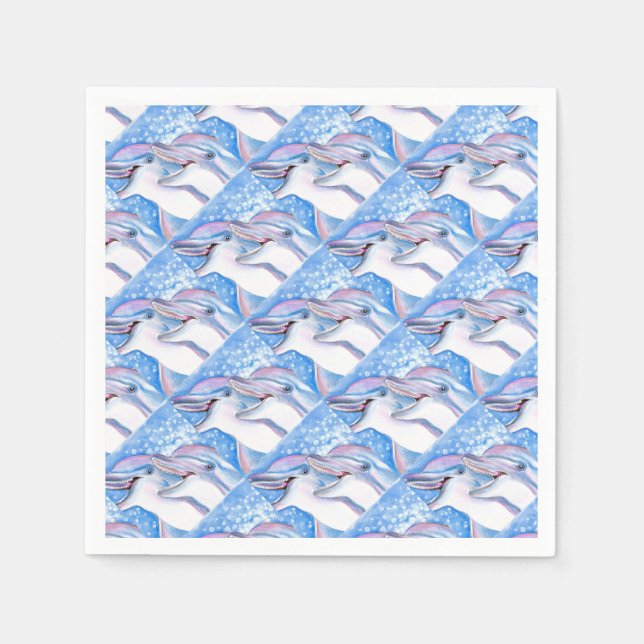 two dolphins napkin (Front)