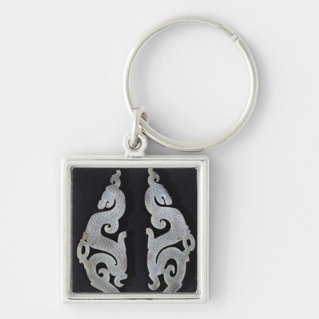 Two Dragons, c.475-221 BC Key Ring (Front)