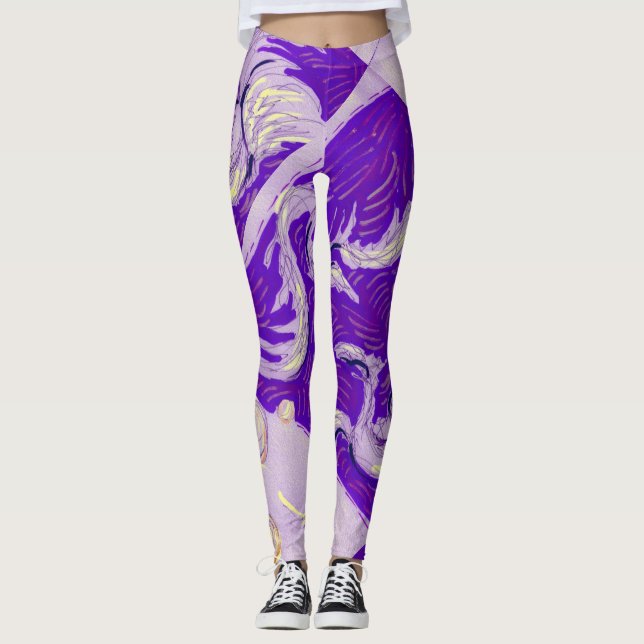 Two Dragons, Three Suns Leggings (Front)