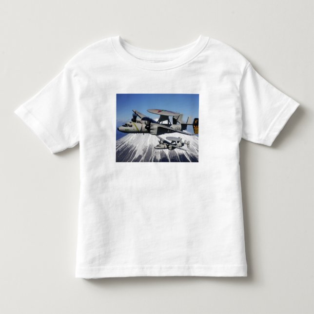 Two E-2C Hawkeyes conduct a flyby Toddler T-Shirt (Front)