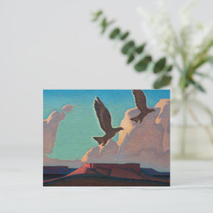 Two Eagles by Maynard Dixon Holiday Postcard