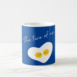 Two Eggs in Love Customisable Coffee Mug