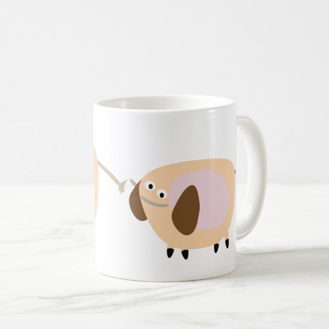 two elephants mug (Front Right)