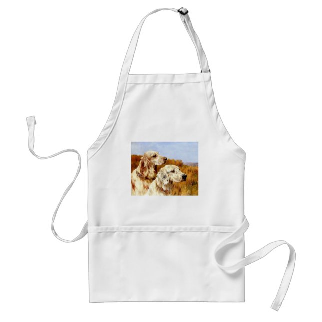 Two English Setters by Arthur Wardle Standard Apron (Front)