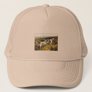 Two English Setters in a Field - Arthur Wardle Trucker Hat