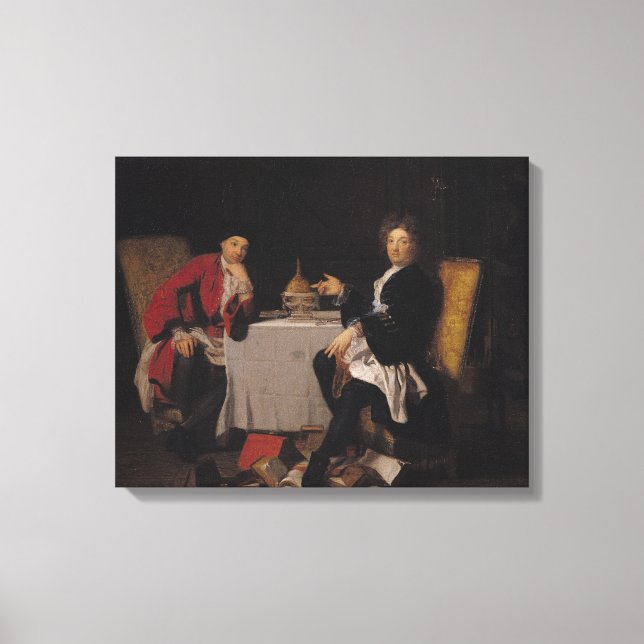 Two Epicureans Canvas Print (Front)
