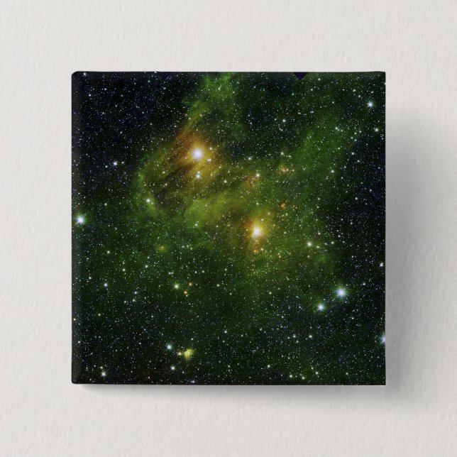 Two extremely bright stars 15 cm square badge (Front)