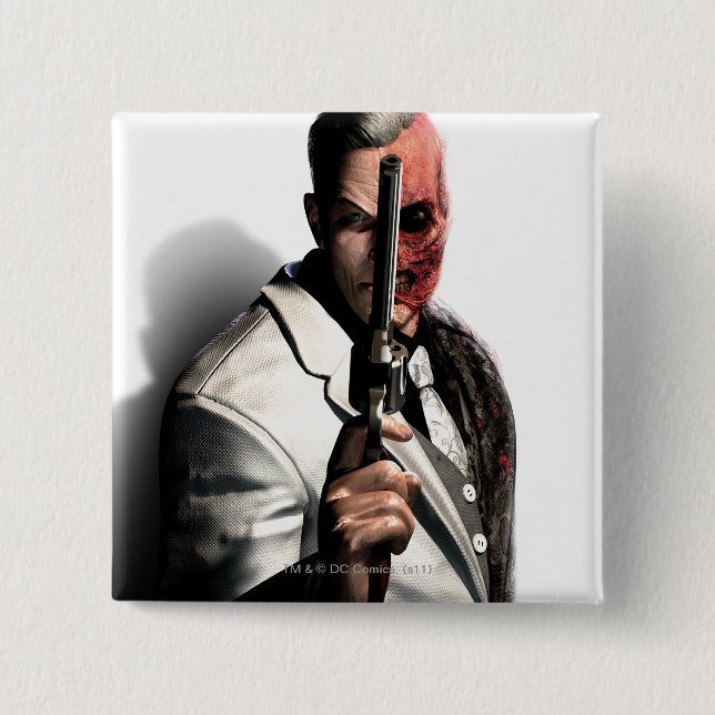 Two-Face 2 15 Cm Square Badge (Front)