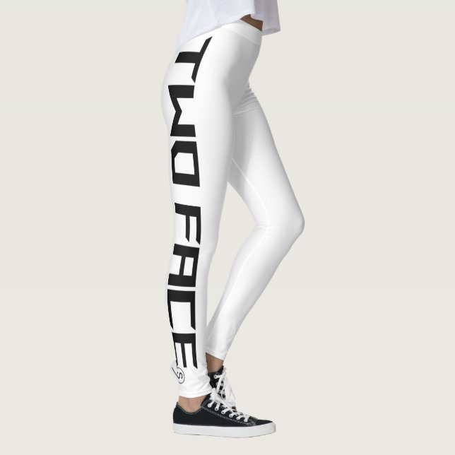 TWO FACE white#001 Leggings (Right)