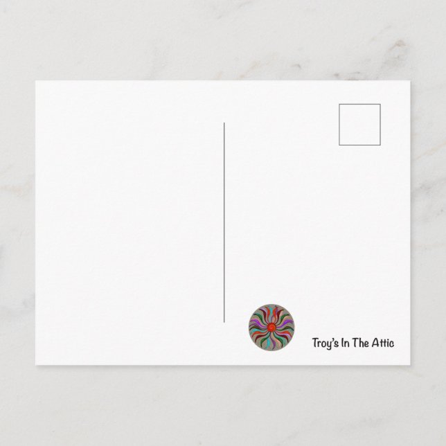 Two Faces Postcard (Back)