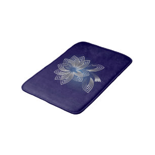 Two fallen petals bath mat