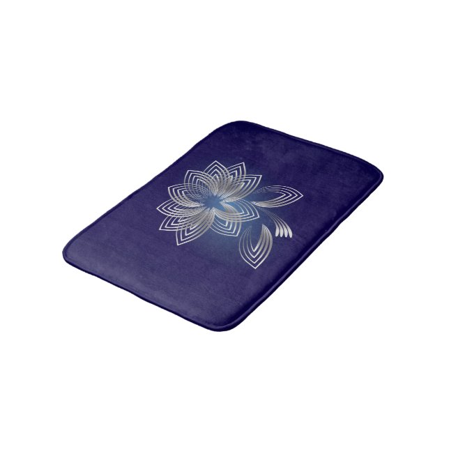 Two fallen petals bath mat (Angled)