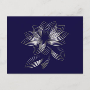 Two fallen petals postcard